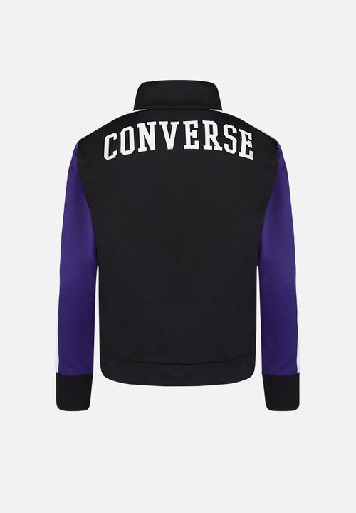Converse - Converse retro sport warm up - black & purple 