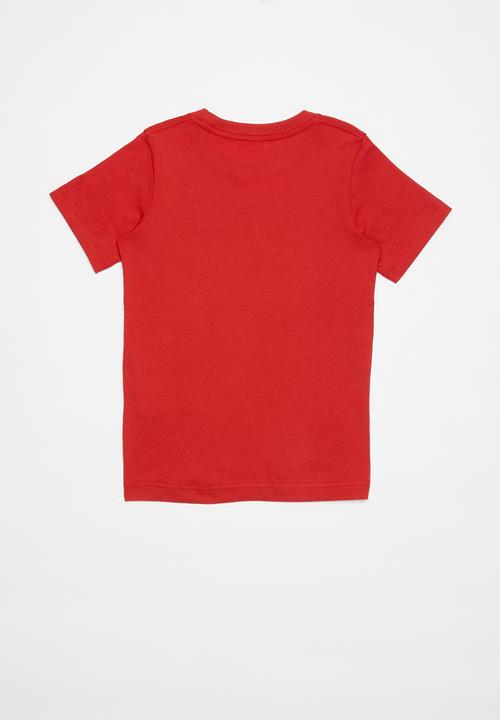 Converse - Converse stack wordmark graph tee - red