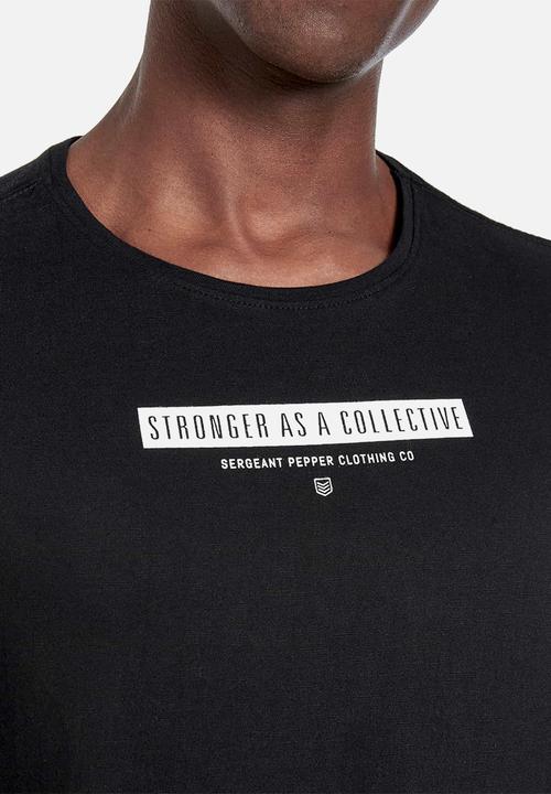 S.P.C.C - Allen slub logo tee - black