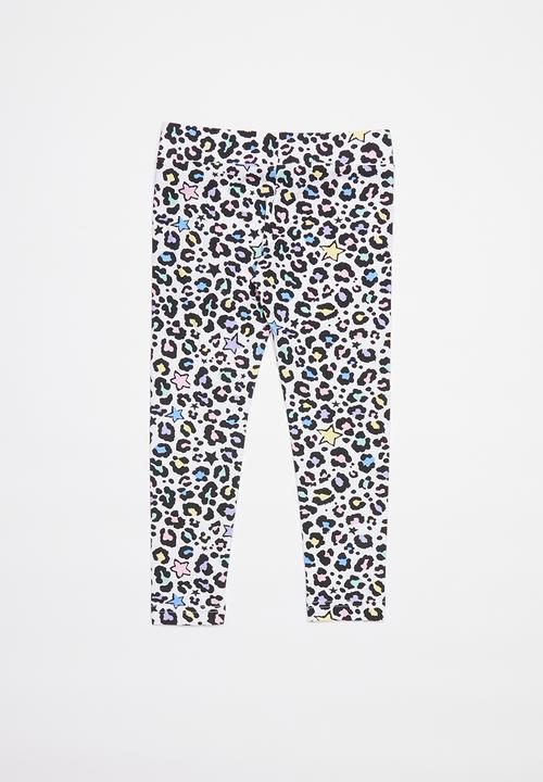 Converse - Converse leopard aop legging - white