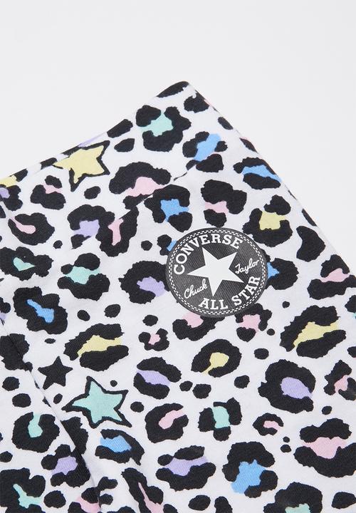 Converse - Converse leopard aop legging - white