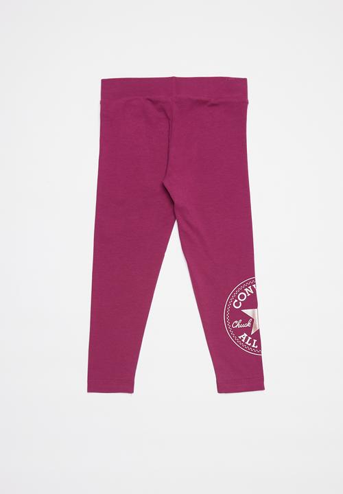 Converse - Converse oversize chuck patch leggings - purple 