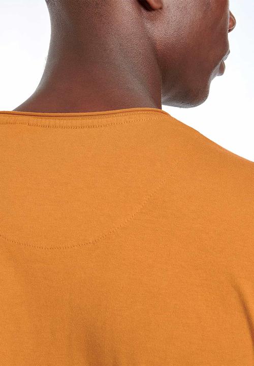 S.P.C.C - Foley slub logo tee - dijon