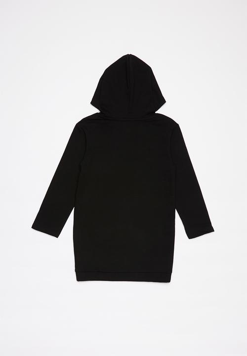 GUESS - Long sleeve longer length active fashion top - jet black