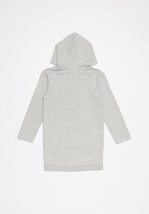GUESS - Long sleeve longer length active fashion top - grey melange