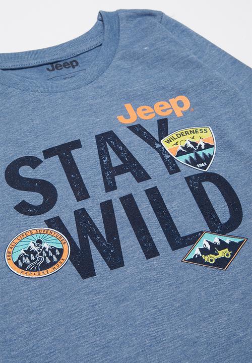 JEEP - Long sleeve iconic tee - blue