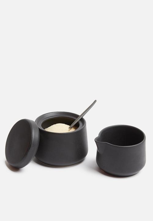 Urchin Art - Coal creamer set - grey 