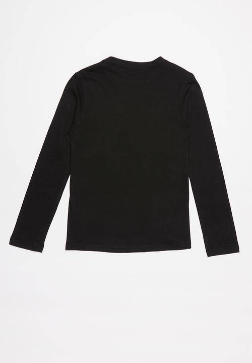 Superbalist - NASA logo long sleeve tee - black