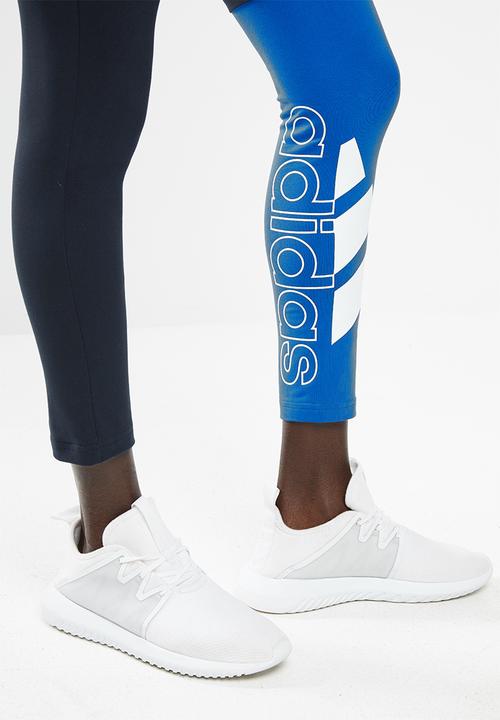 adidas Performance - Performance logo 7/8 tights - black & blue