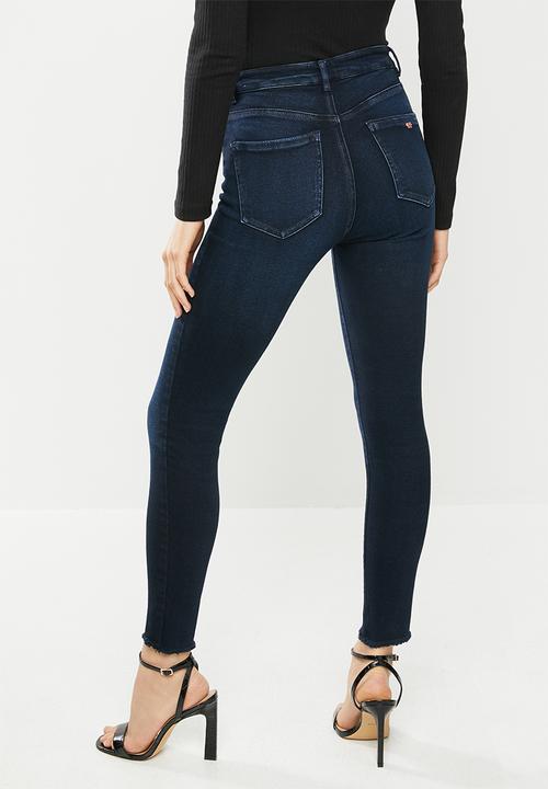 SISSY BOY - New wave high rise skinny open end denim - navy