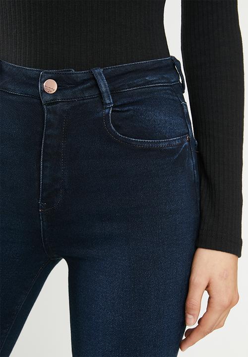 SISSY BOY - New wave high rise skinny open end denim - navy