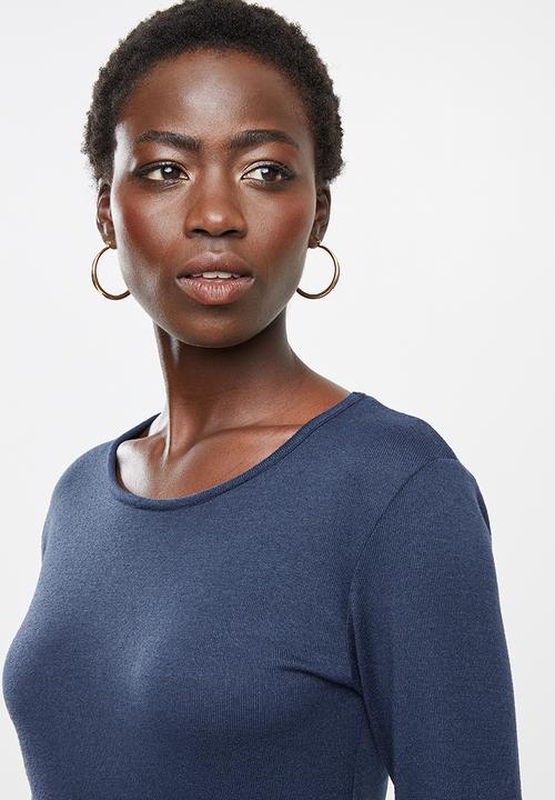 edit - Drawcord dress - navy