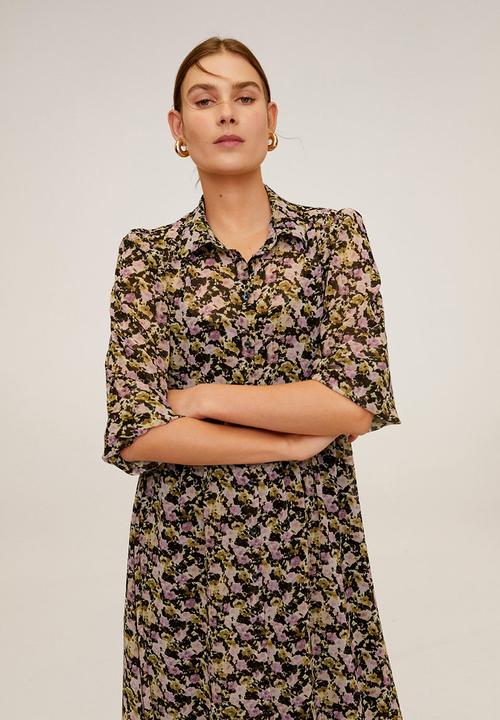 MANGO - Dress shan - multi 