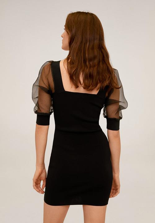 MANGO - Dress viena - black