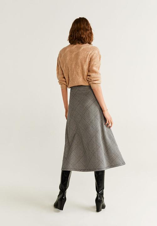 MANGO - Skirt Harry - brown 