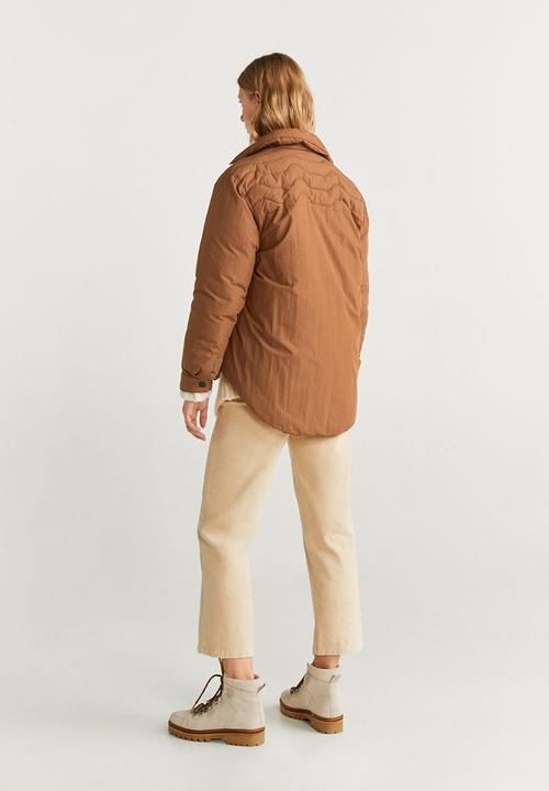 MANGO - Anorak jacket - brown