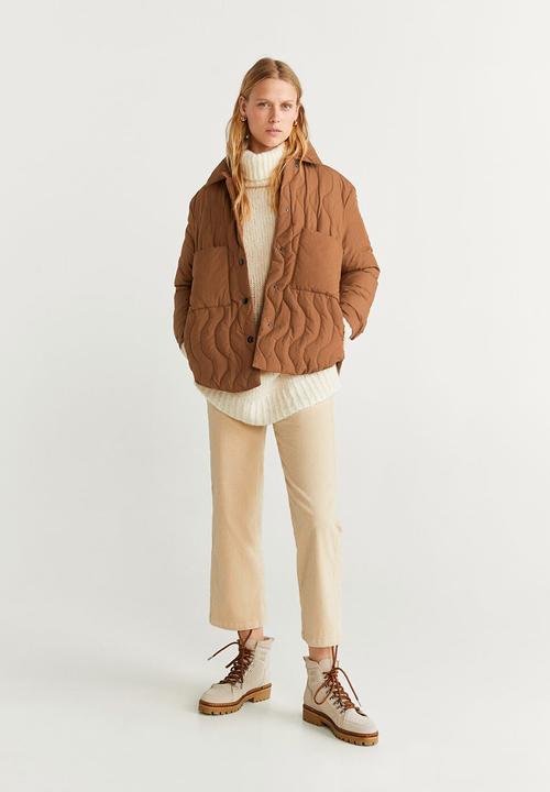 MANGO - Anorak jacket - brown