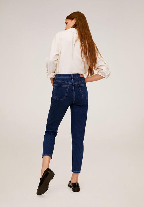 MANGO - Jeans mom - blue