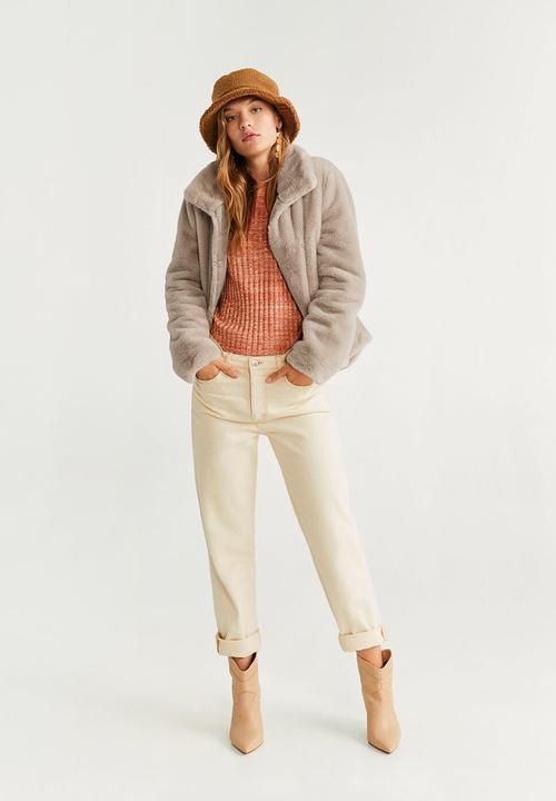 MANGO - Campbell jacket - pale brown