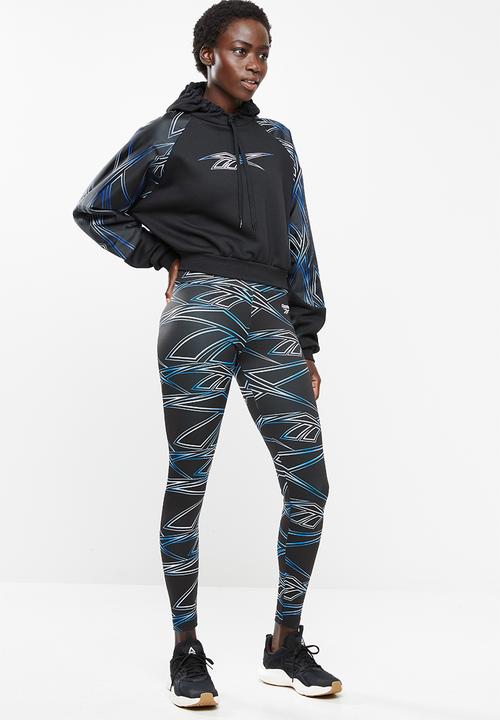 Reebok - Classics print legging - black & blue