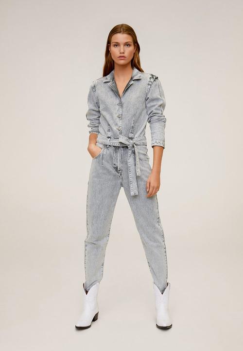 MANGO - One-piece suit acid - light denim