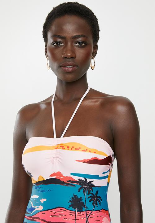 MANGO - Hawai swimsuit - multi 