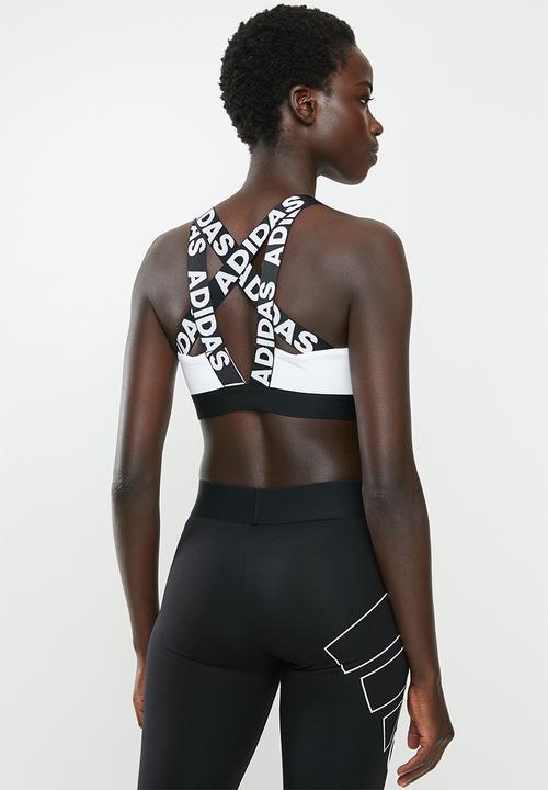 adidas Performance - Drst brand bra - white & black 