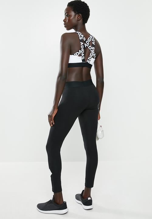 adidas Performance - Drst brand bra - white & black 