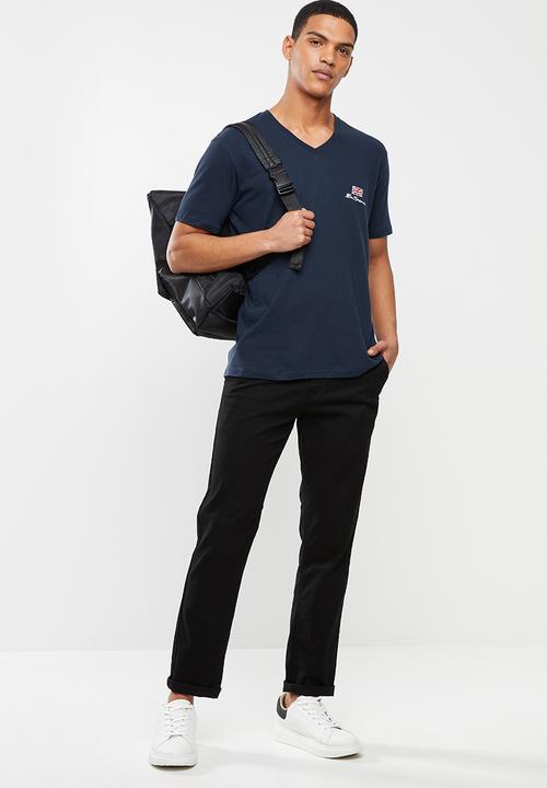 Ben Sherman - ESSENTIAL TEE V-NECK - NAVY