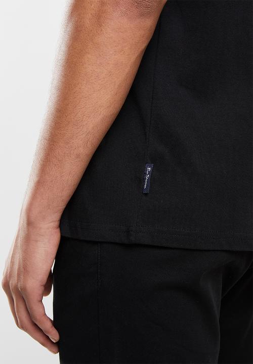 Ben Sherman - ESSENTIAL TEE V-NECK - BLACK