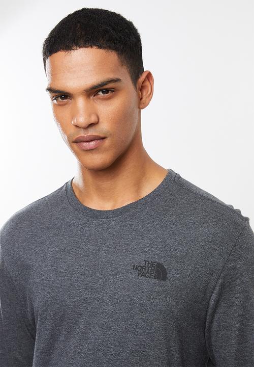 The North Face - Red box long sleeve tee - grey