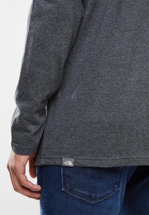 The North Face - Red box long sleeve tee - grey