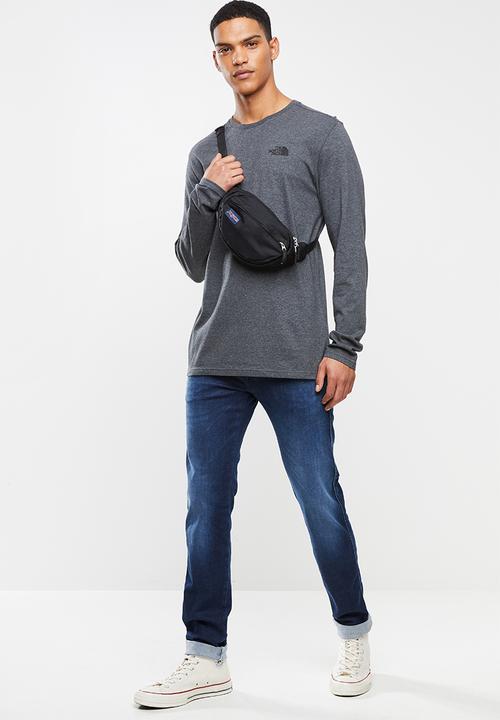 The North Face - Red box long sleeve tee - grey