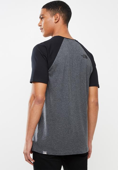 The North Face - Raglan easy tee - grey & black  
