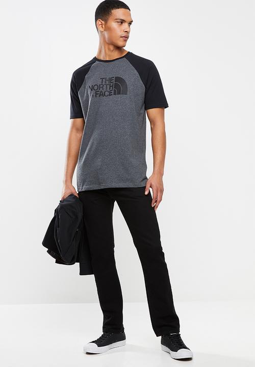 The North Face - Raglan easy tee - grey & black  