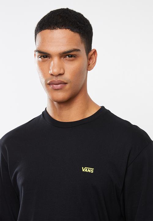 Vans - Left chest hit long sleeve tee - black