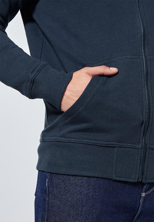 Superbalist - Noel zip through hoodie - navy