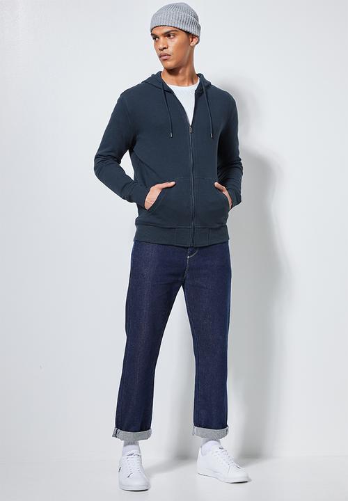 Superbalist - Noel zip through hoodie - navy