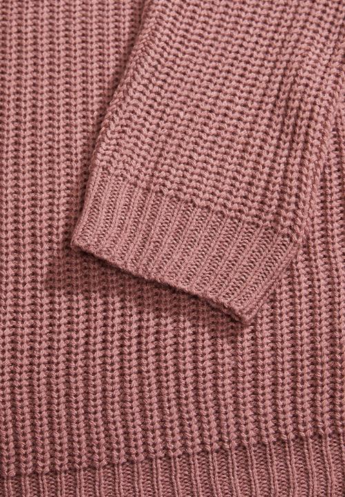 Missguided - Petite core off shoulder jumper dress - pink