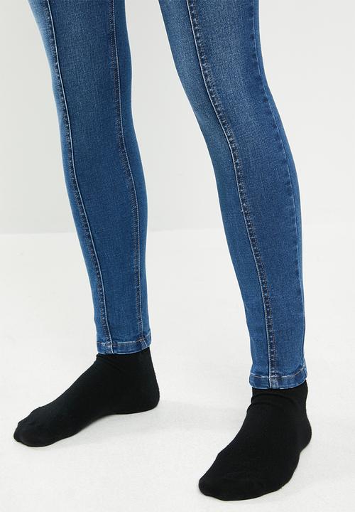 SISSY BOY - Mile high rise skinny with panel lines - blue
