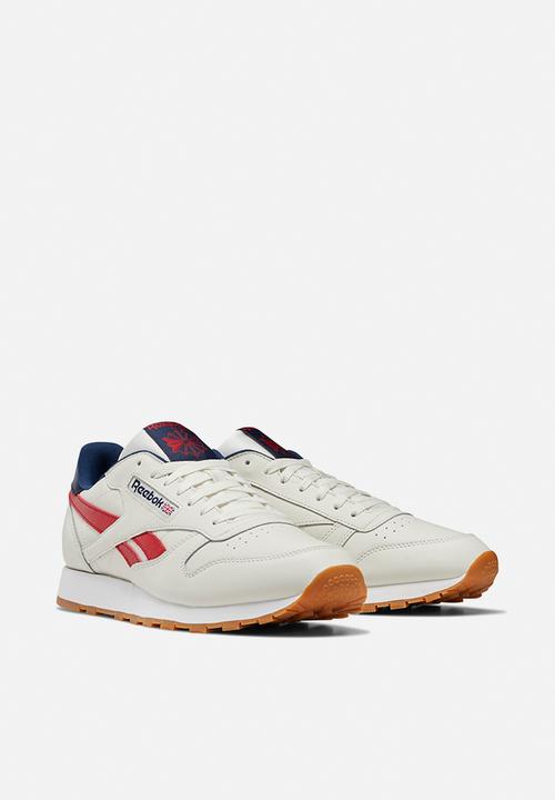 Reebok - Cl leather mu - chalk/navy/red