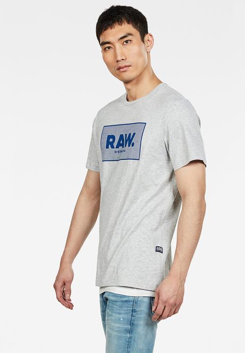 G-STAR - Boxed graphic short sleeve tee - grey