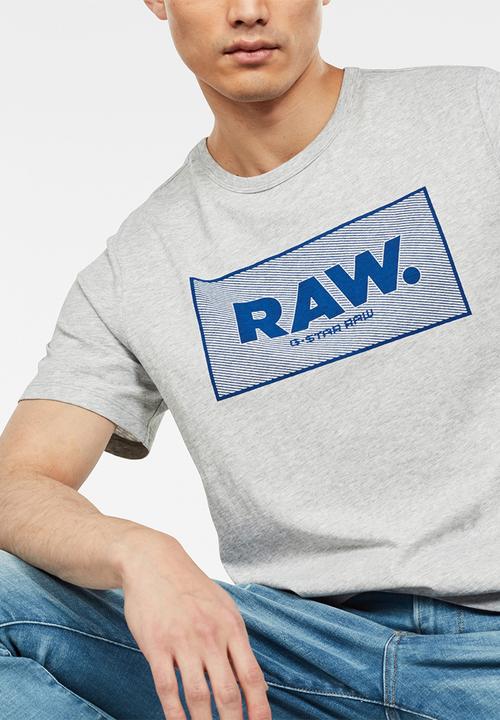 G-STAR - Boxed graphic short sleeve tee - grey
