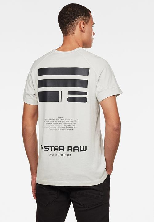 G-STAR - Korpaz logo graphic short sleeve tee - grey