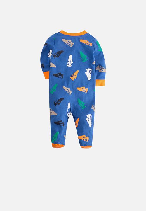 Nike - Nike boys aop shoe footed coverall - game royal