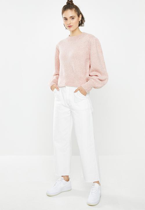 Cotton On - Waldorf cropped pullover - pink 
