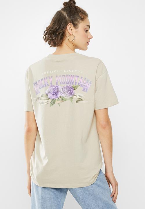 Cotton On - The original graphic tee - beige 