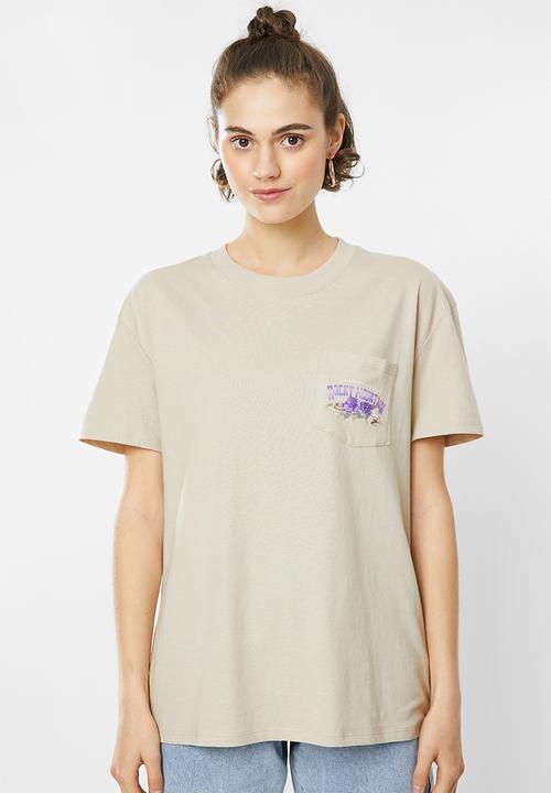 Cotton On - The original graphic tee - beige 