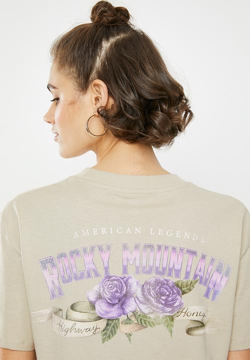 Cotton On - The original graphic tee - beige 