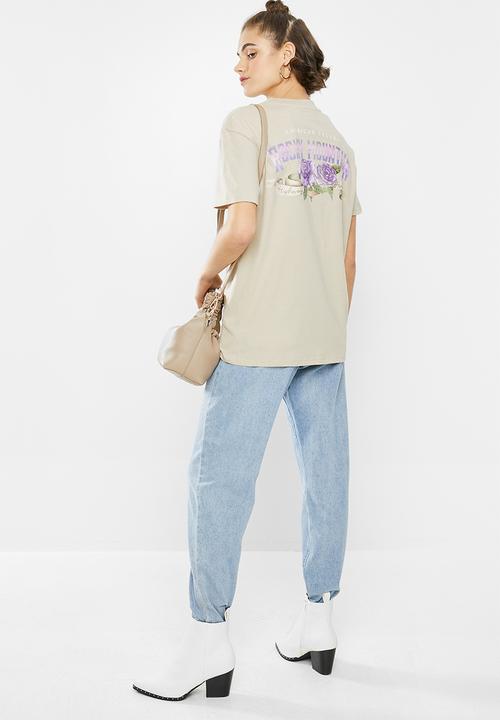 Cotton On - The original graphic tee - beige 